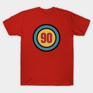 The number 90 - ninety - ninetieth - 90th T-Shirt